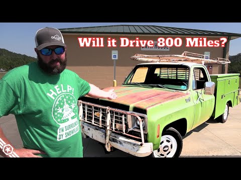 NEGLECTED Square Body Service Truck - Will it Drive 800 Miles Home #servicetruck #squarebody