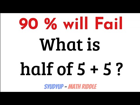2nd YouTube video about how can the number 4 be half of 5