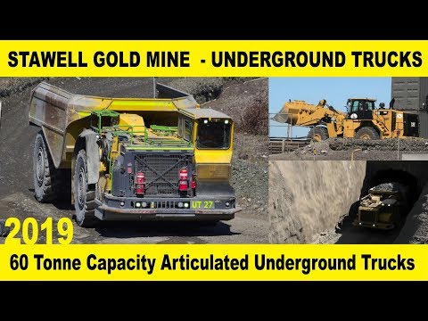 Stawell Gold Mine 2019 - Articulated Underground Trucks - 60 tonne capacity - Australian Trucks