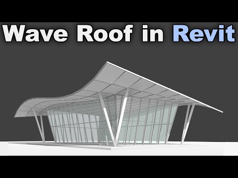 Wave Roof in Revit Tutorial - Massing in Revit