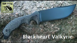 Blackheart Knives Valkyrie Bowie Custom Knife