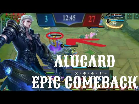 EPIC COMEBACK alucard gameplay | Mobile legends