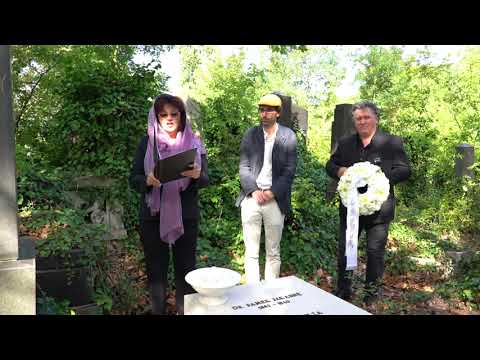 Szamosi Elza opearénekesnő síremlékének ünnepélyes felavatása