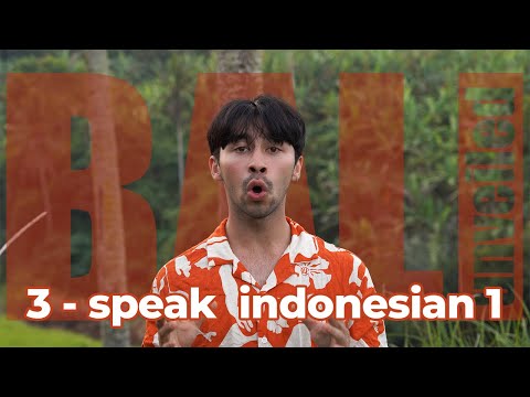 speak like a local, basic easy indonesian pt1 (everyday phrases) | Bali Unveiled #3