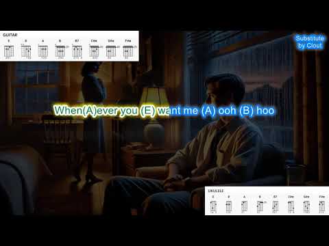 Subsitute (no capo) by Clout play along with scrolling guitar chords and lyrics