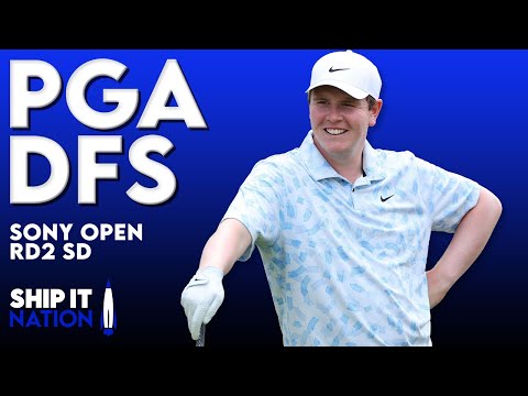 PGA Round 2 Showdown - Sony Open | DraftKings DFS Picks, Plays and Process | 01/16/26