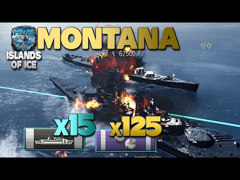 Battleship Montana: 302k damage - World of Warships