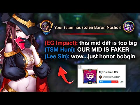 This is what happens when they put me in a 1500LP Challenger game (Ft. TSM, EG, CLG)