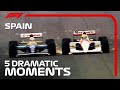 Top 5 Dramatic Moments | Spanish Grand Prix