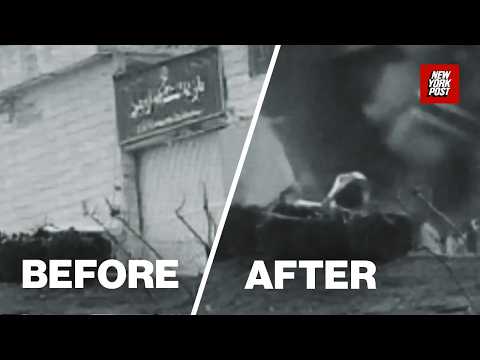 Wild moment Israel blows doors off Iran's most infamous prison