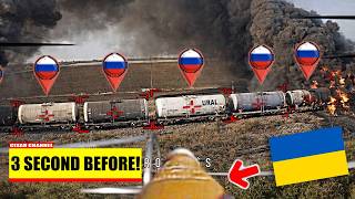 Russian Train Full of Fuel Was Attacked by Ukrainian Drones! Then This Happened...