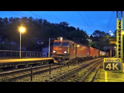 Rail traffic in Serbia - Tošin Bunar 2016. - Železnički saobraćaj u Srbiji [4K]