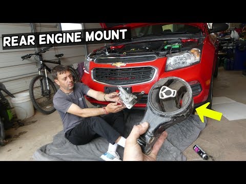 CHEVROLET CRUZE REAR ENGINE STRUT TORQUE MOUNT REPLACEMENT REMOVAL