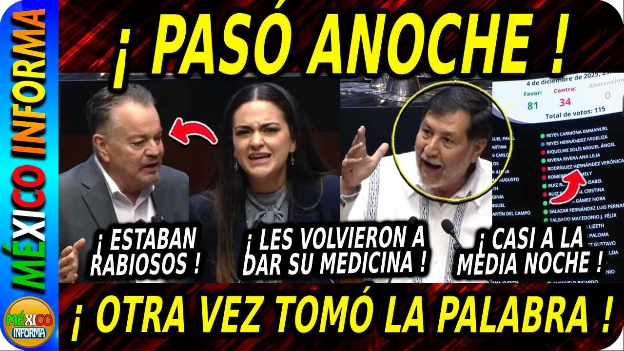 PASÓ ANOCHE EN EL SENADO. LES VOLVIERON A DAR SU MEDICINA. VOTARON CASI A MEDIA NOCHE.