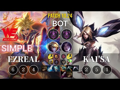 WEA Simple Ezreal vs Kai'Sa Bot - KR Patch 10.24