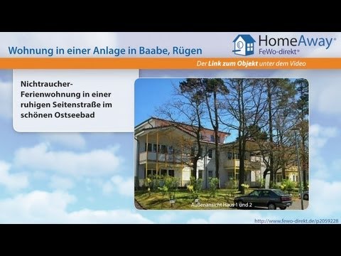 Baabe: Nichtraucher-Ferienwohnung in einer ruhigen Seitenstraße im schönen - FeWo-direkt.de Video