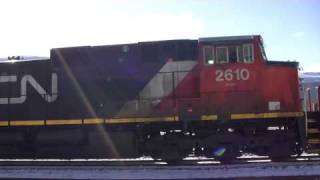 preview picture of video 'CN Freight at McBride'