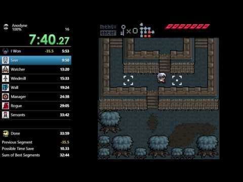 Anodyne 100% Speedrun in 31:21