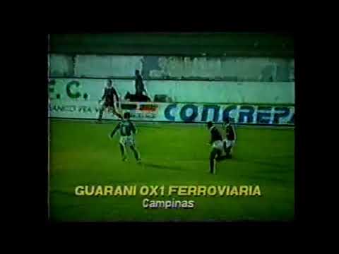 Guarani 0 x 1 Ferroviária - Campeonato Paulista 1990