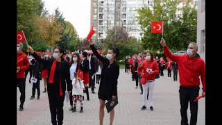 29 Ekim 2020 Ankara Tevfik Fikret Okulları Cumhuriyet Bayramı Kutlama 