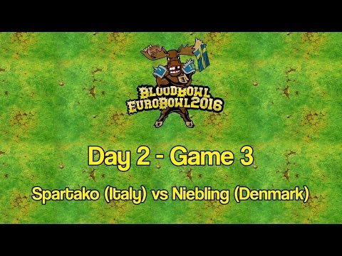EuroBowl - Day 2 Game 3 - Spartako(Italy) Wood Elf vs Niebling(Denmark) Undead