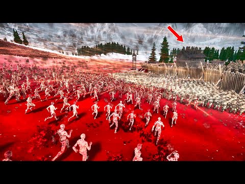 800.000 Zombies Attack the Village | Ultimate Epic Battle Simulator 2
