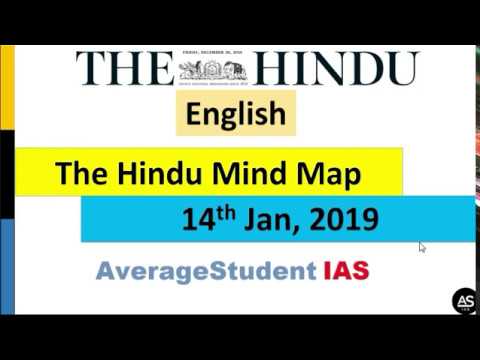 The Hindu Newspaper Today, 14th January 2019English