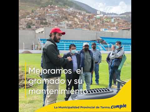 EL ESTADIO UNIÓN TARMA VA QUEDANDO LISTO PARA LOS PARTIDOS DE LIGA 1, video de YouTube