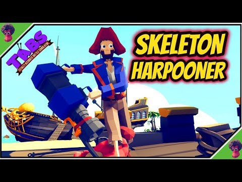 SKELETON HARPOONER vs EVERY Faction - TABS MODS Gameplay