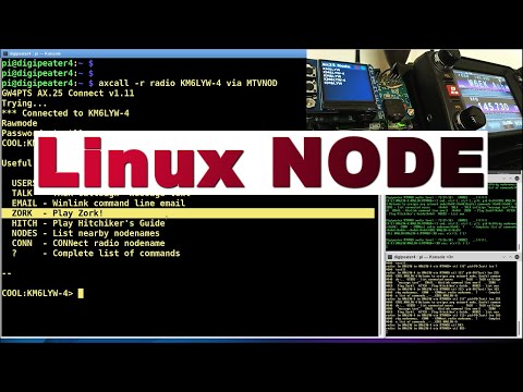 Linux NODE, Play Zork over packet radio!