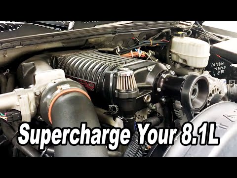 2.9L Supercharger Makes 590hp / 695ft-lbs On Stock Vortec 8100 / 8.1L