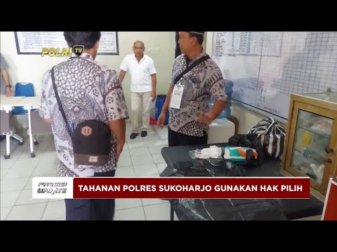 PRESISI UPDATE : TAHANAN POLRES SUKOHARJO GUNAKAN HAK PILIH DI PILKADA 01/12/2024 (14.00)