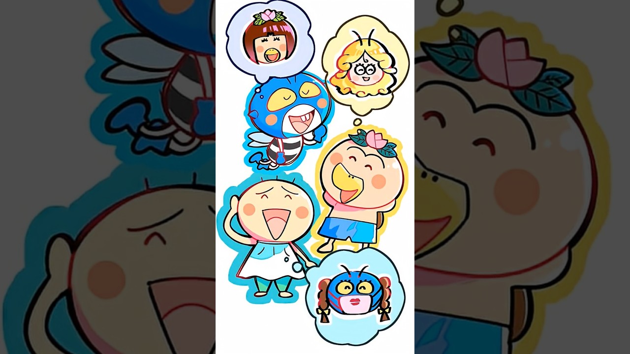 ⚠️ももかっぱちゃん擬人化 #創作 #擬人化 #はなかっぱ #イラスト  #illustrator  #illustration  #short #shorts