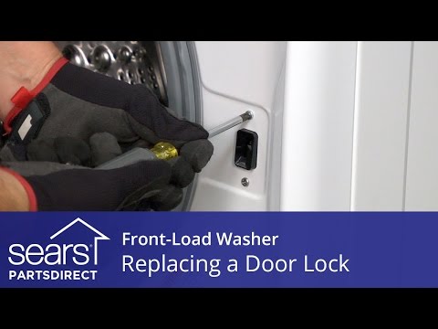 Replacing the Door Lock Assembly on a Front-Load Washer