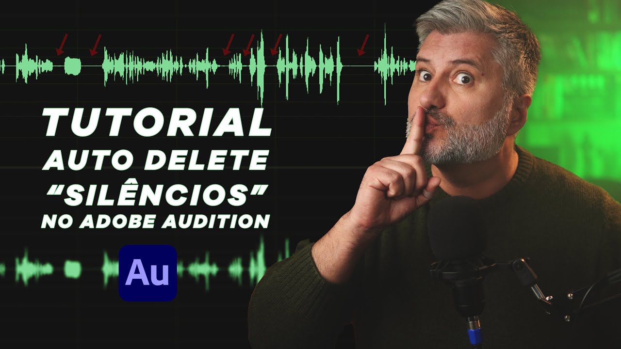 APRENDA A DELETAR AUTOMATICAMENTE SILÊNCIOS DOS ÁUDIOS DE PODCASTS E ENTREVISTAS NO ADOBE AUDITION