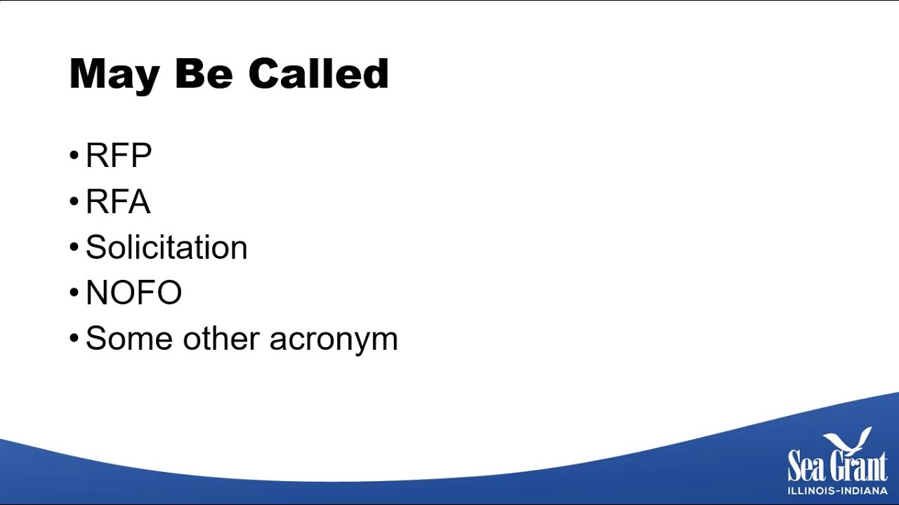 Tutorial: Reading a Request for Proposals