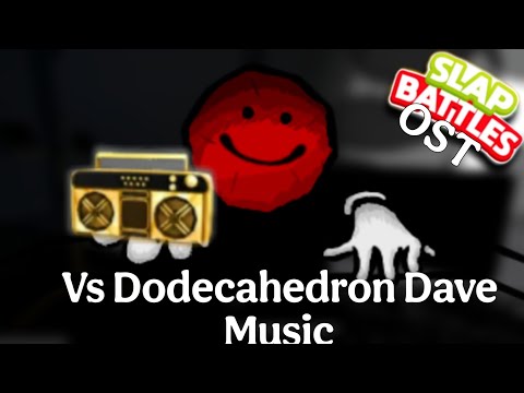Vs Dodecahedron Dave Visualizer Music - Igottic | Slap Battles OST Evil Barzil Boss fight OST