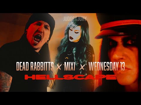 Dead Rabbitts - Hellscape ft. Wednesday 13 & Stitched Up Heart (Official Music Video)