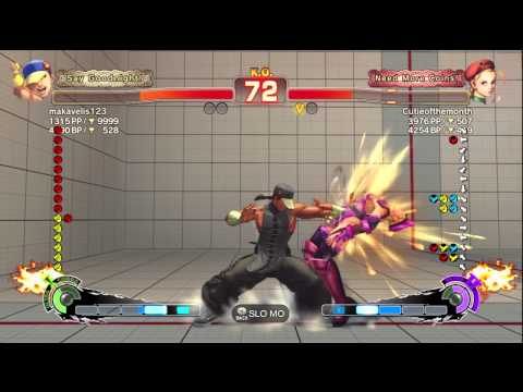 SSF4 AE Cutieofthemonth (Cammy) Vs makavelis123 (Yun)