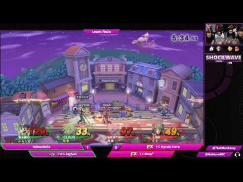 SW 140 - YellowRello + JaySon vs Mew² + Hyrule Hero - Losers Finals Smash 4