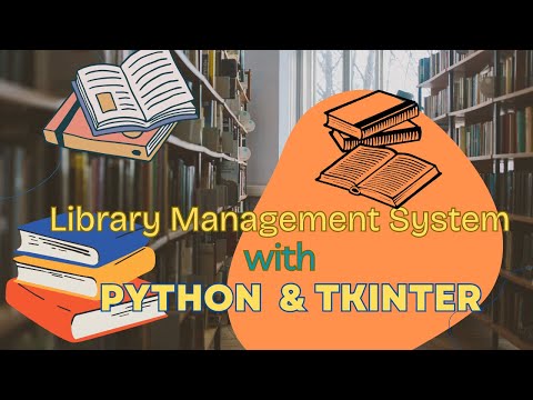 Library Management System Project Python Tkinter Gui