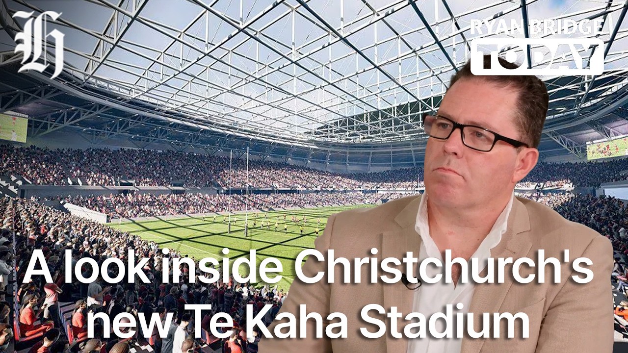 A look inside Christchurch's new Te Kaha Stadium | Ryan Bridge TODAY