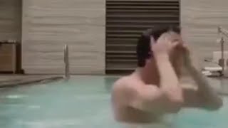 Shirtless Jungkook Show His Swimming Skills Makes Armys Shook  (Must watched till the end)