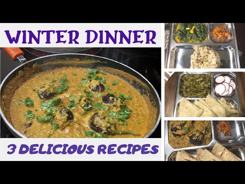 WINTER SPECIAL INDIAN DINNER RECIPES // INDIAN WINTER DINNER RECIPES IN 30 MINUTES / Ami's Lifestyle