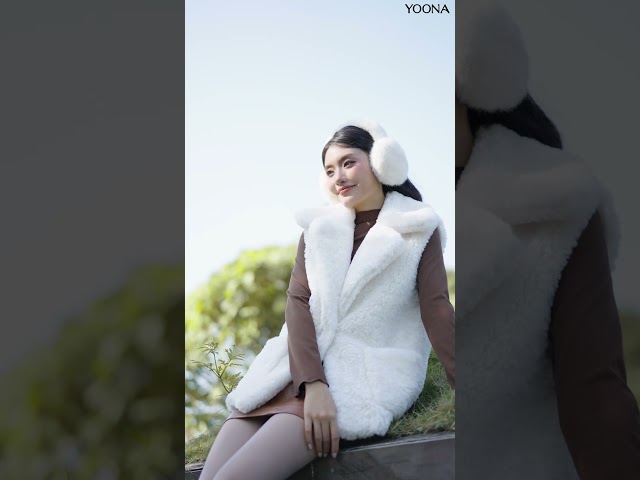 ED19S407 - Áo khoác lông thỏ