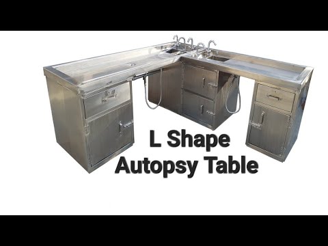 Autopsy Table L Shape