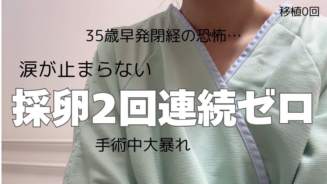 メンタルえぐられた【2回目採卵】