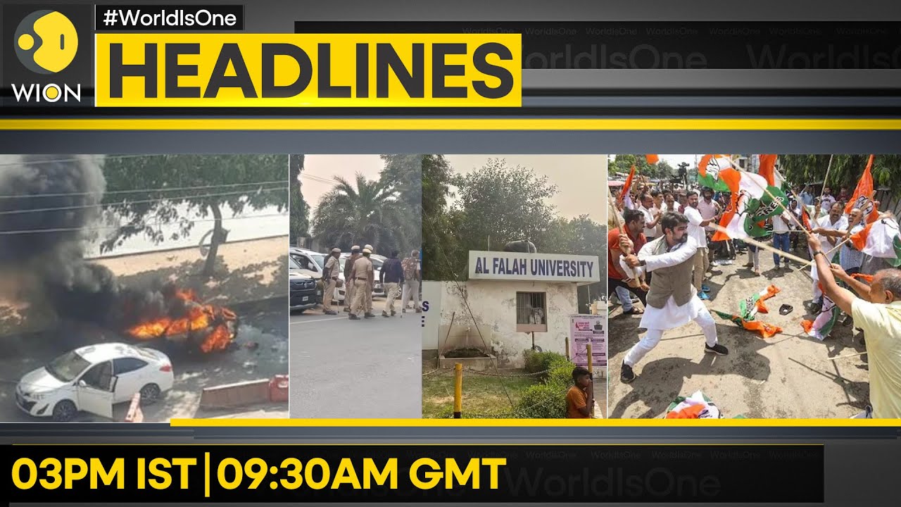 Delhi Blast: Several Detained From Al-falah University | BJP, Congress Workers Clash | HEADLINES