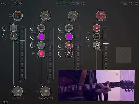 Ambient Guitar with NoInputMixer Nembrini Cali Reverb and FAC Alteza