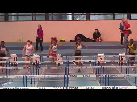 60m Haies – Finale A – SEF – Championnat Regionaux 21/01/2018 – Eaubonne